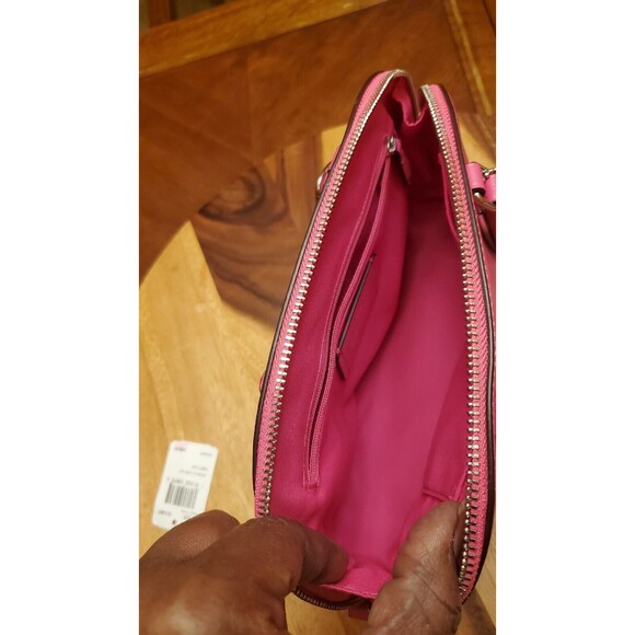 NWT Coach F57555 Mini Sierra Satchel Smooth Leather Bright Fuchsia - Picture 14 of 16